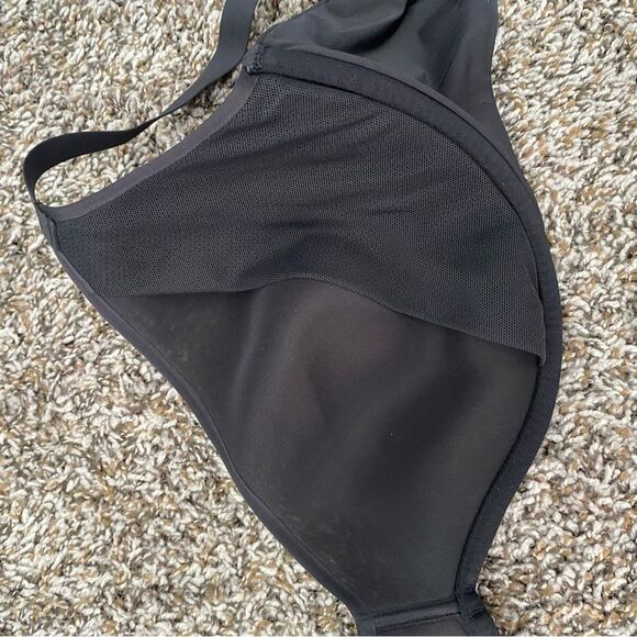 Skims Weightless Scoop Bra 48D Black Casual T Shirt Plus Size NWT - Picture 7 of 7